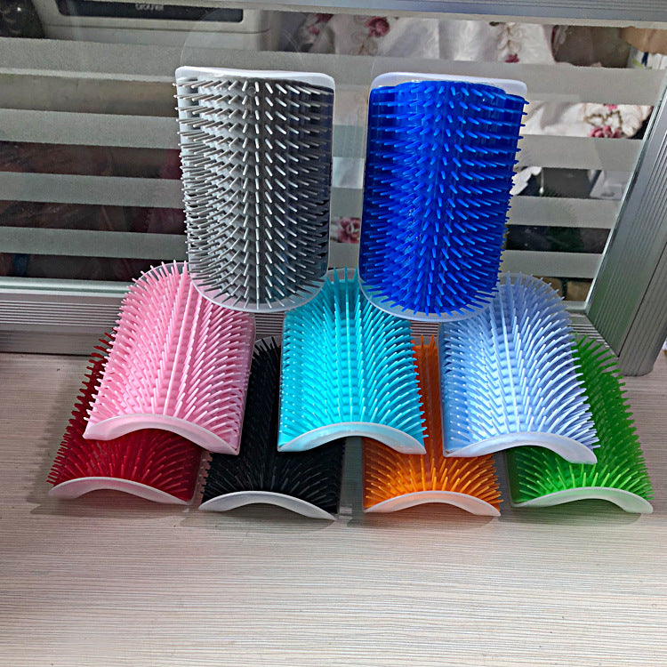 Escova de canto para massagem para gatos