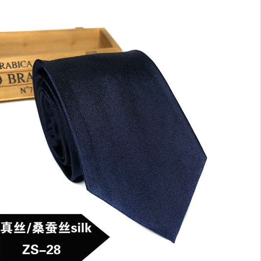 Nova gravata de seda masculina