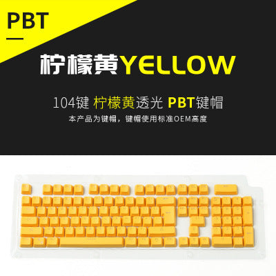 Teclado mecânico com 104 teclas personalizadas