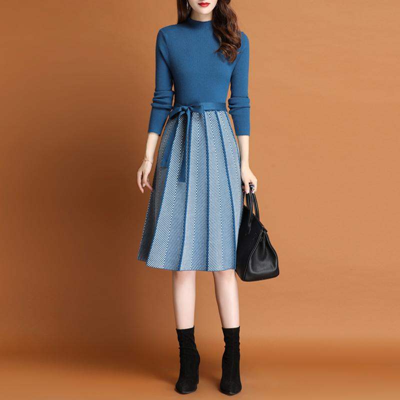 Vestido de malha feminino