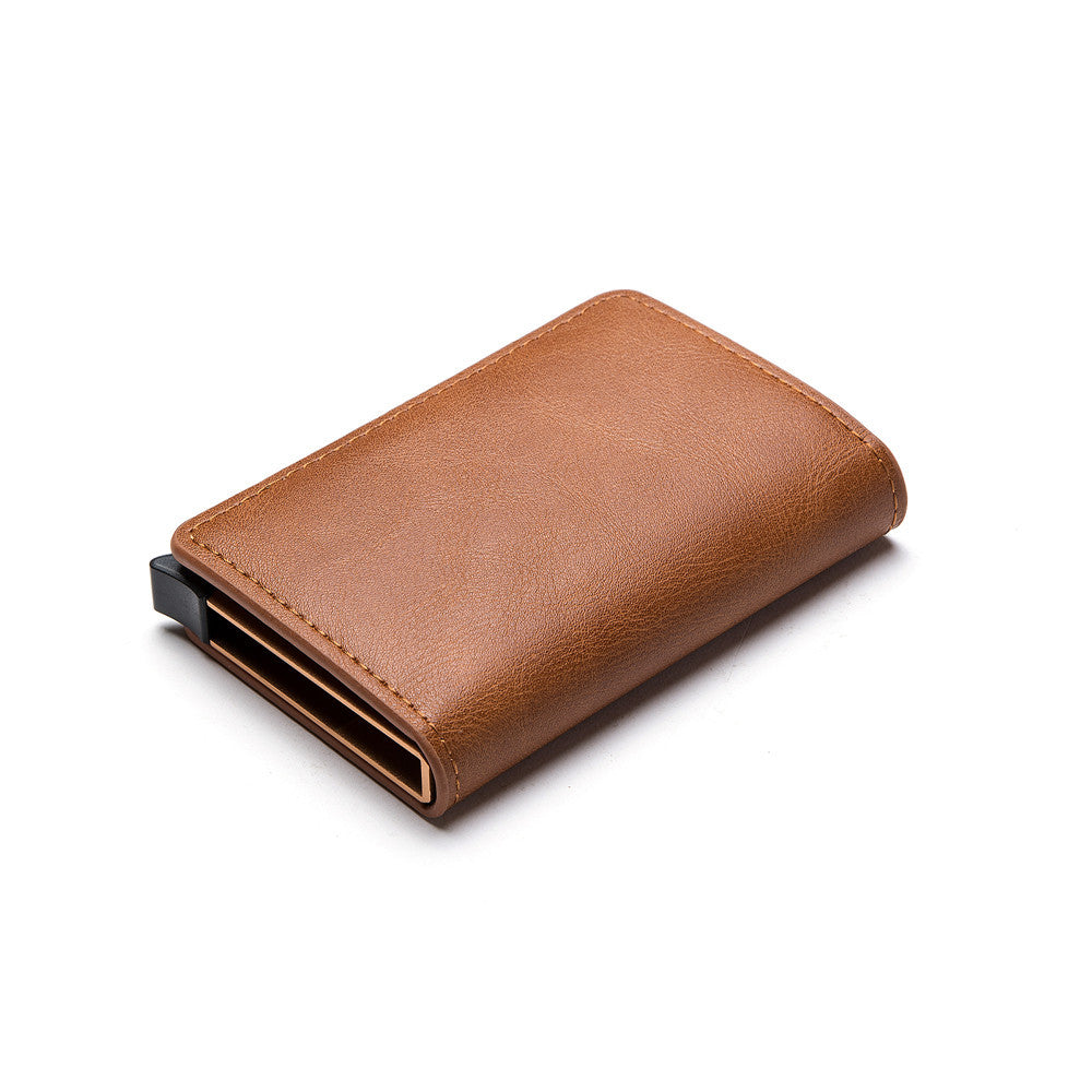 carteira anti magnética curta para colocar cartão