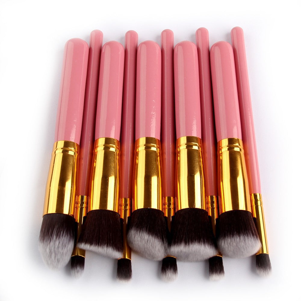 conjunto de pincéis para maquiagem