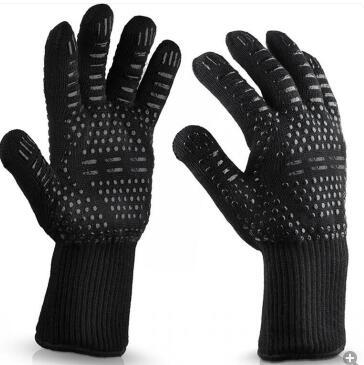 Luva industrial de silicone aramida resistente ao calor