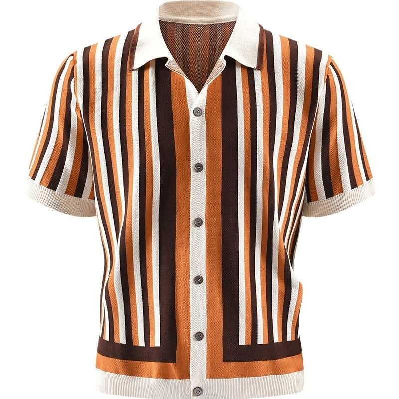 camisa masculina de manga curta