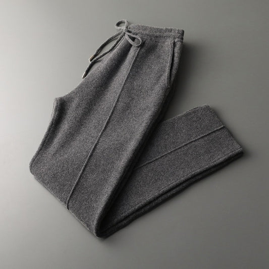 Calça masculina de lã australiana
