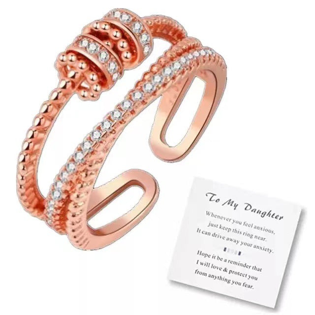 Anel de dedo feminino