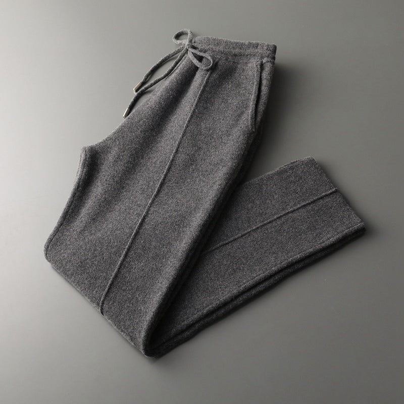 Calça masculina de lã australiana