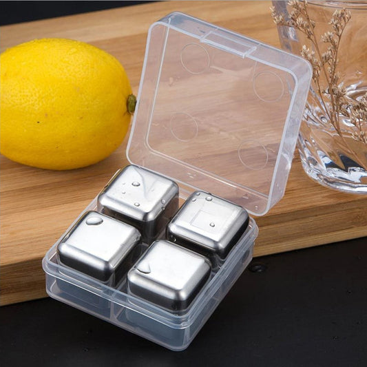  Cubo de gelo de aço inoxidável 304 metal