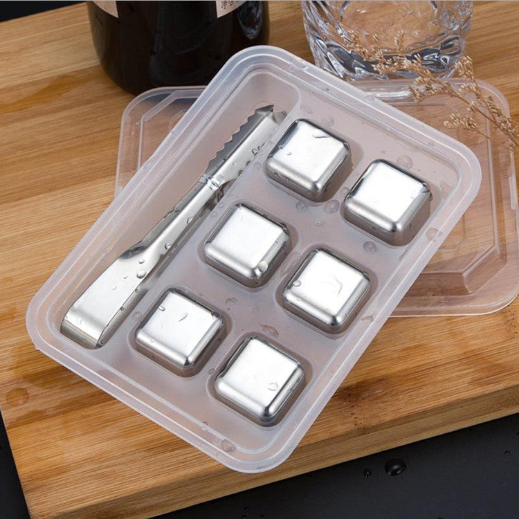  Cubo de gelo de aço inoxidável 304 metal