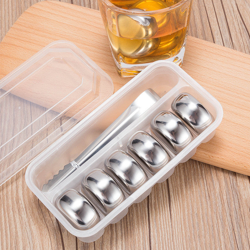  Cubo de gelo de aço inoxidável 304 metal