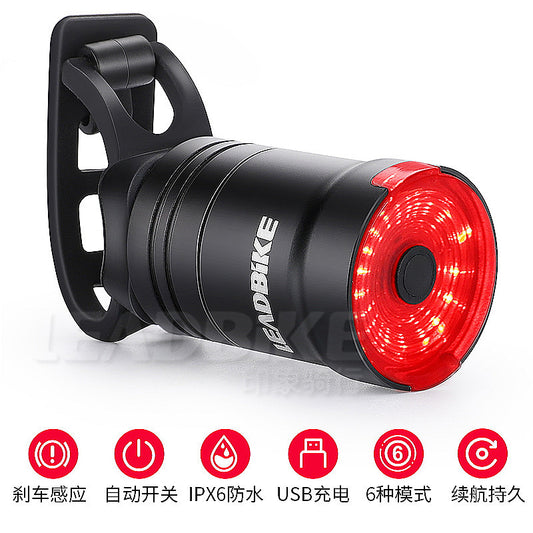 luz de bicicleta freio de indução inteligente