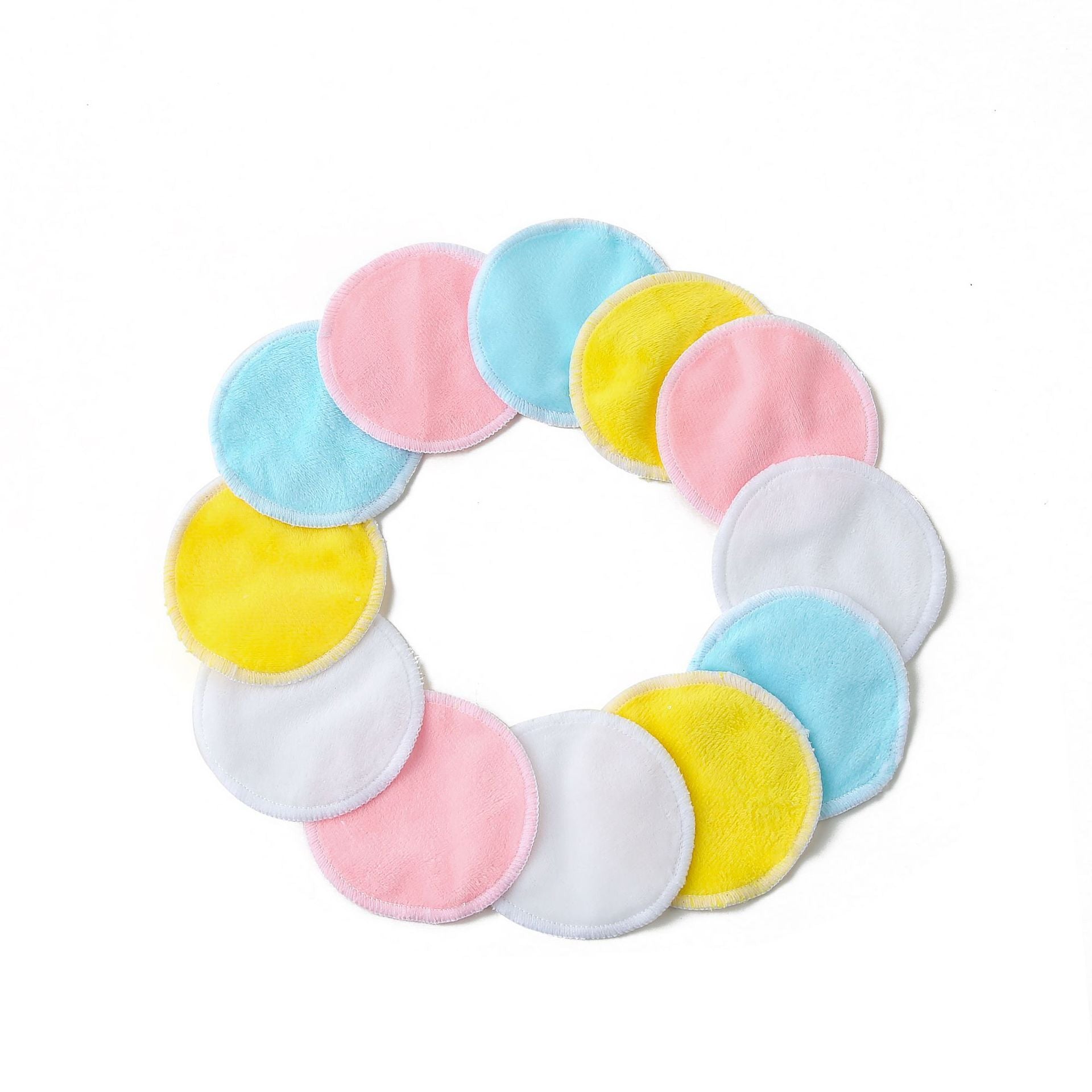  Almofadas removedora de maquiagem de veludo 