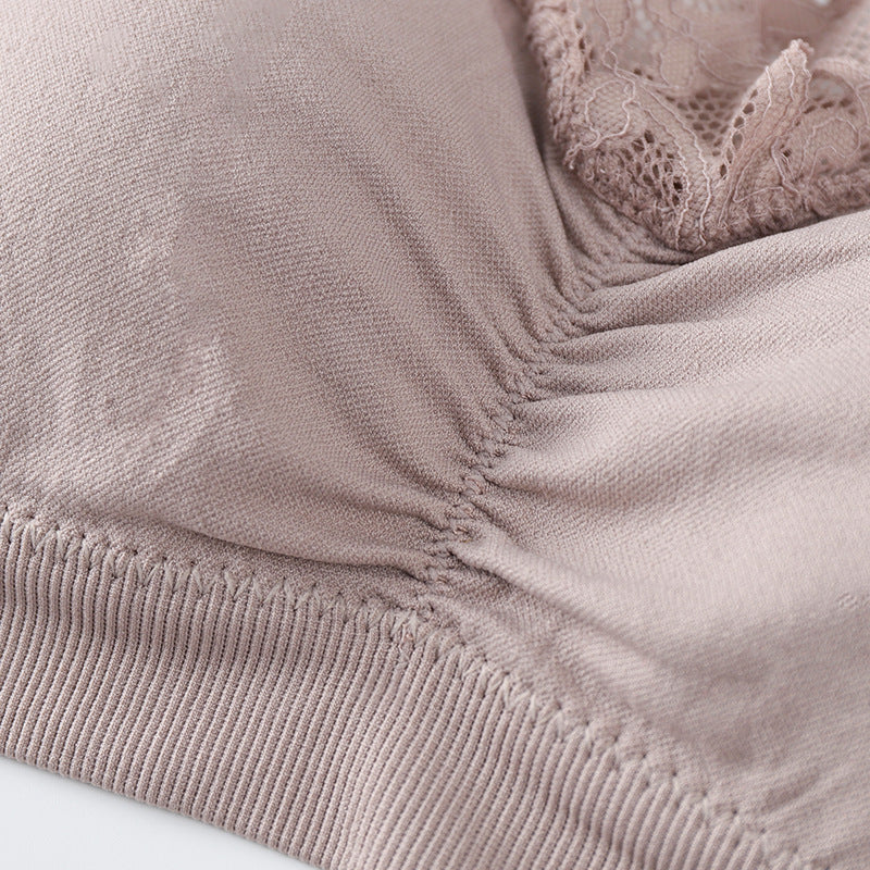 Sutiã de renda sem anel de aço