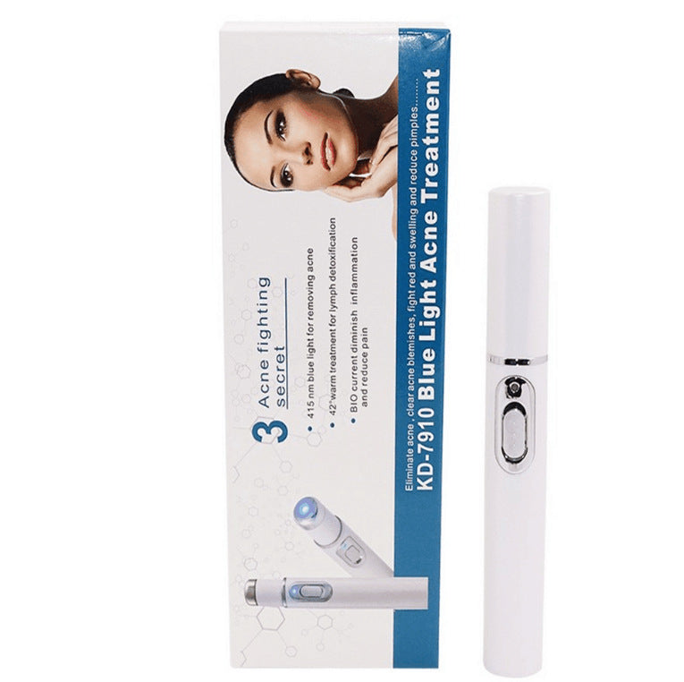 Caneta anti-acne de luz azul