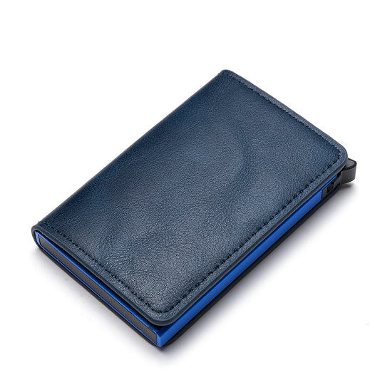 carteira anti magnética curta para colocar cartão