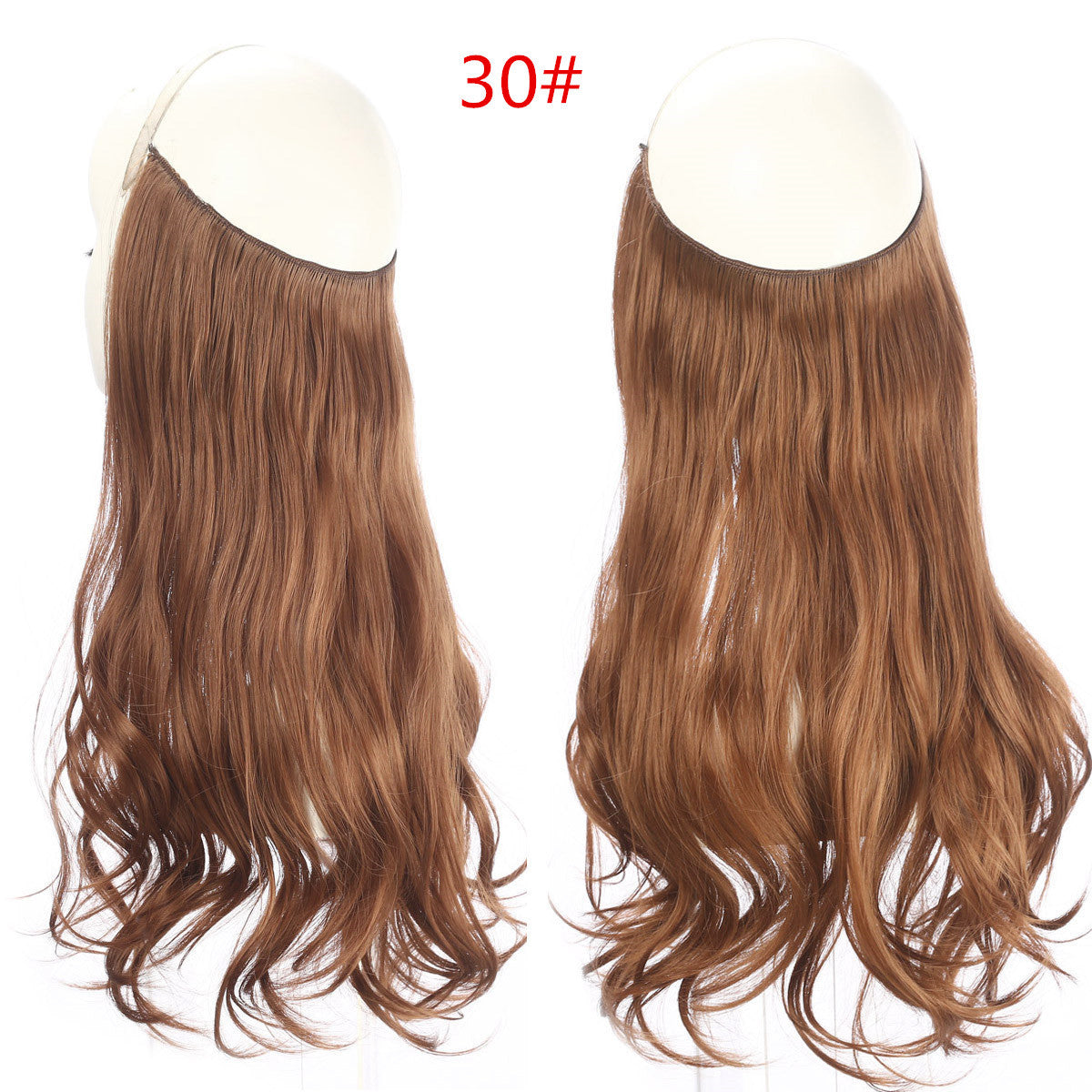 peruca feminina peixe linha onda longo