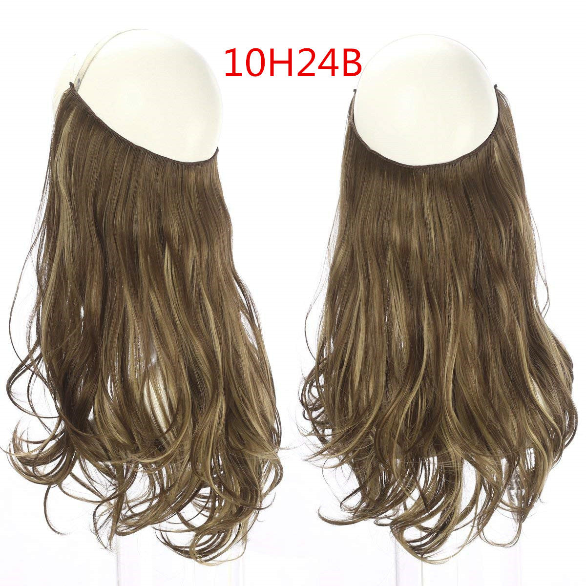 peruca feminina peixe linha onda longo