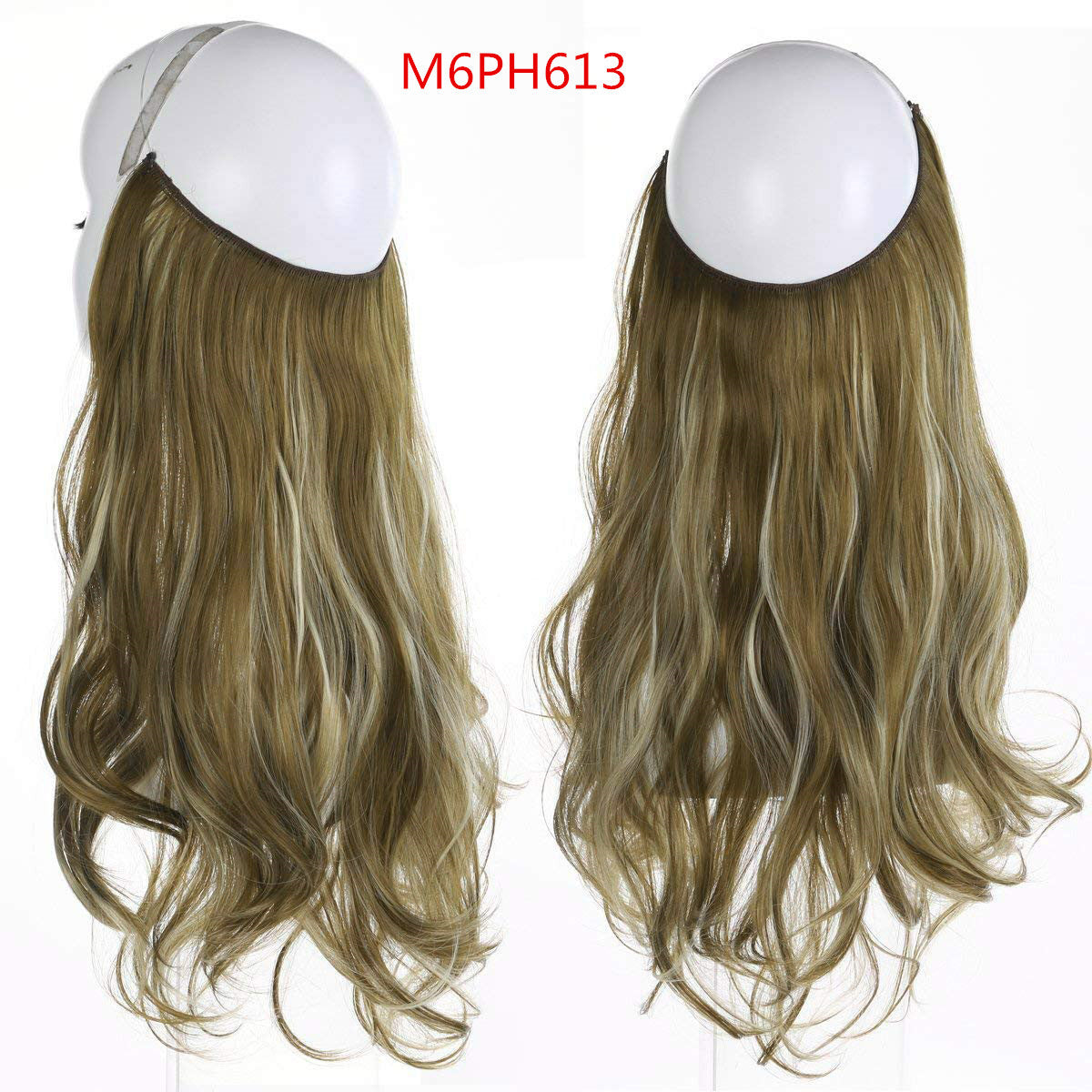 peruca feminina peixe linha onda longo