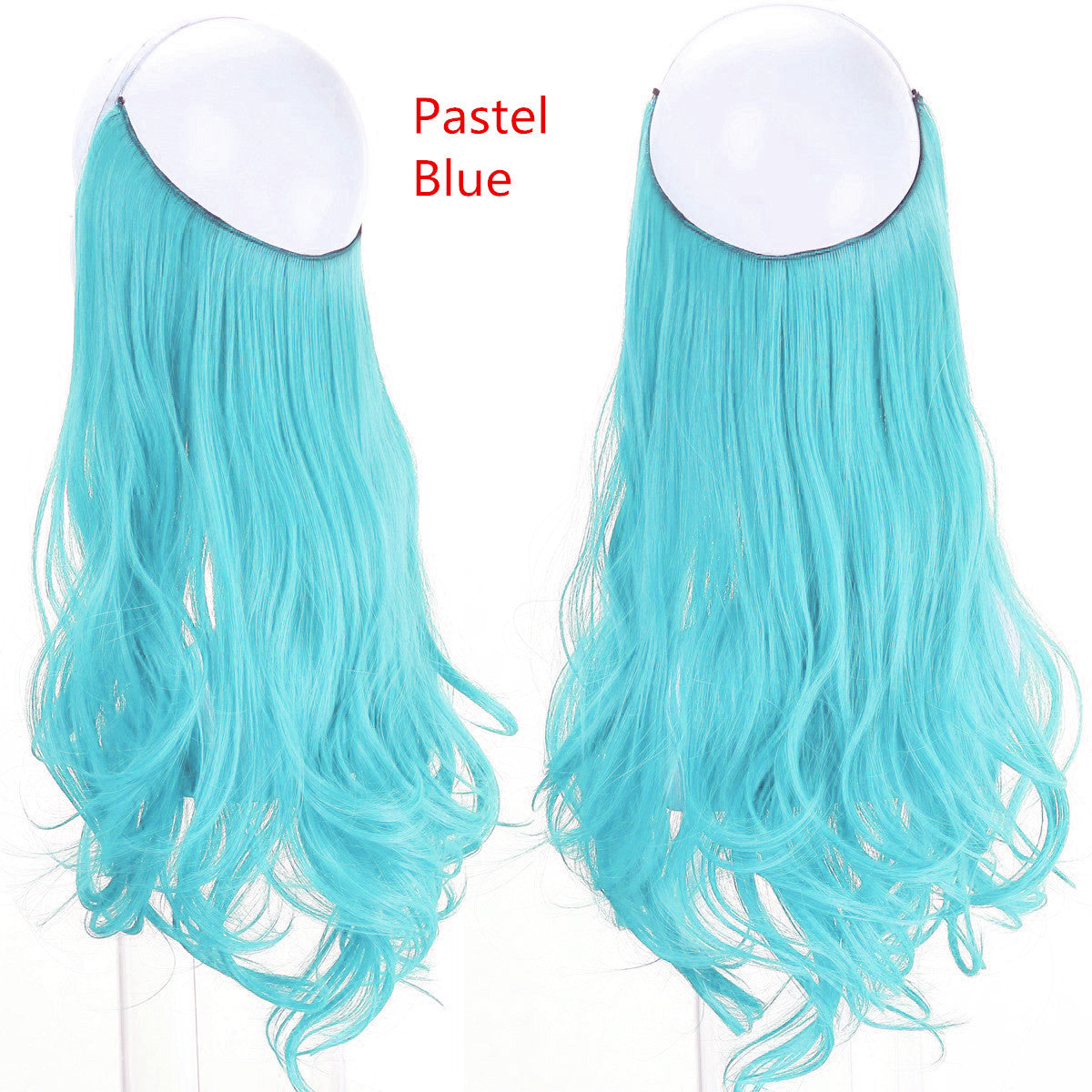 peruca feminina peixe linha onda longo