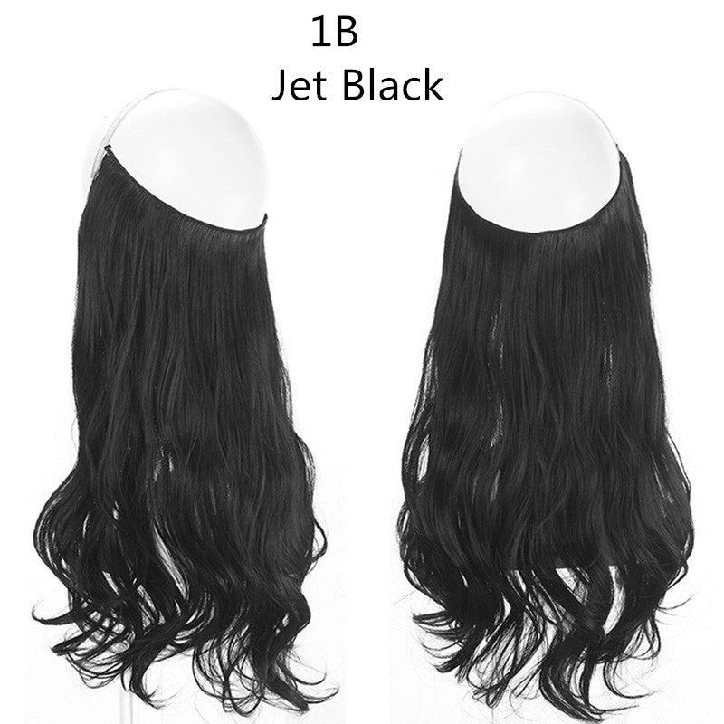 peruca feminina peixe linha onda longo