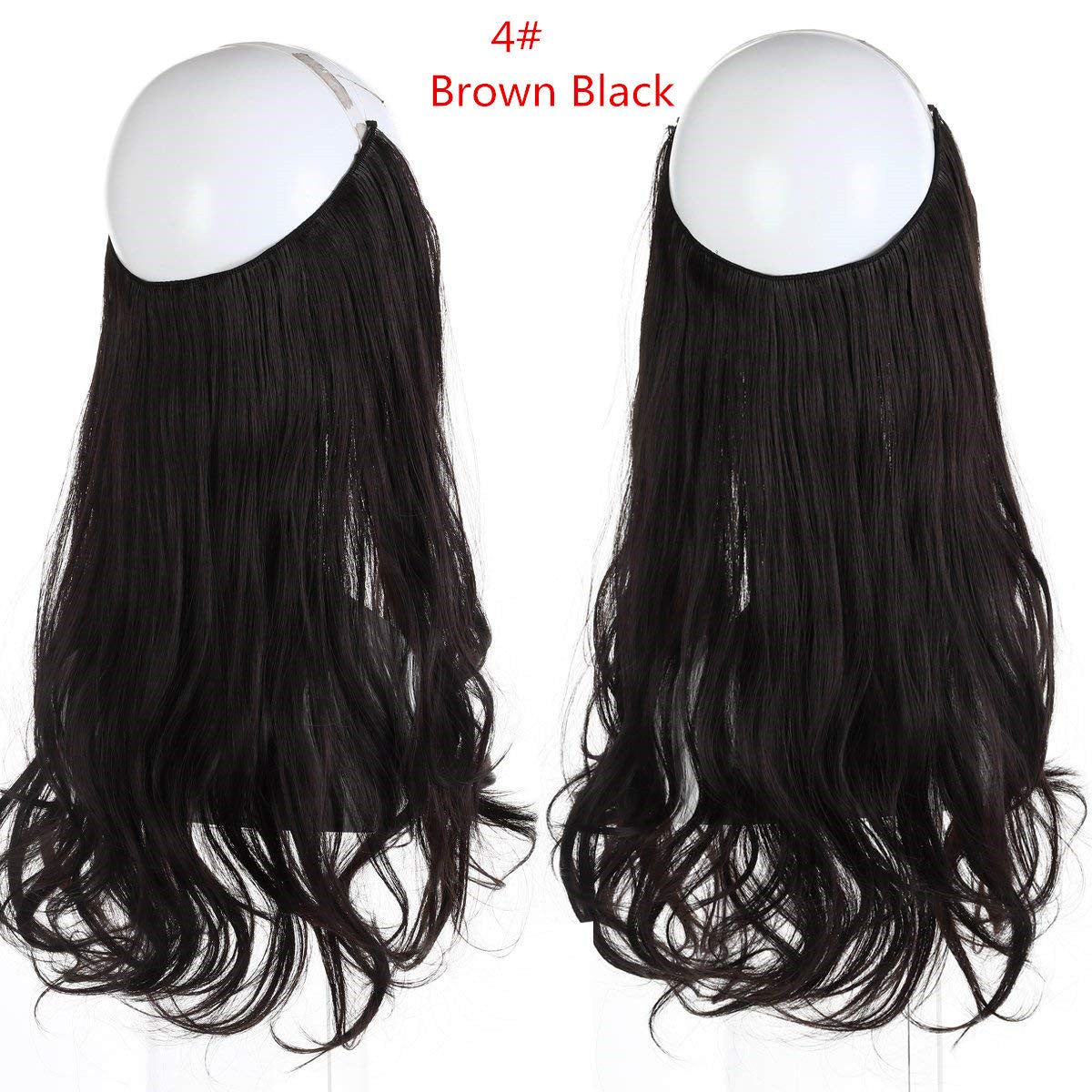 peruca feminina peixe linha onda longo