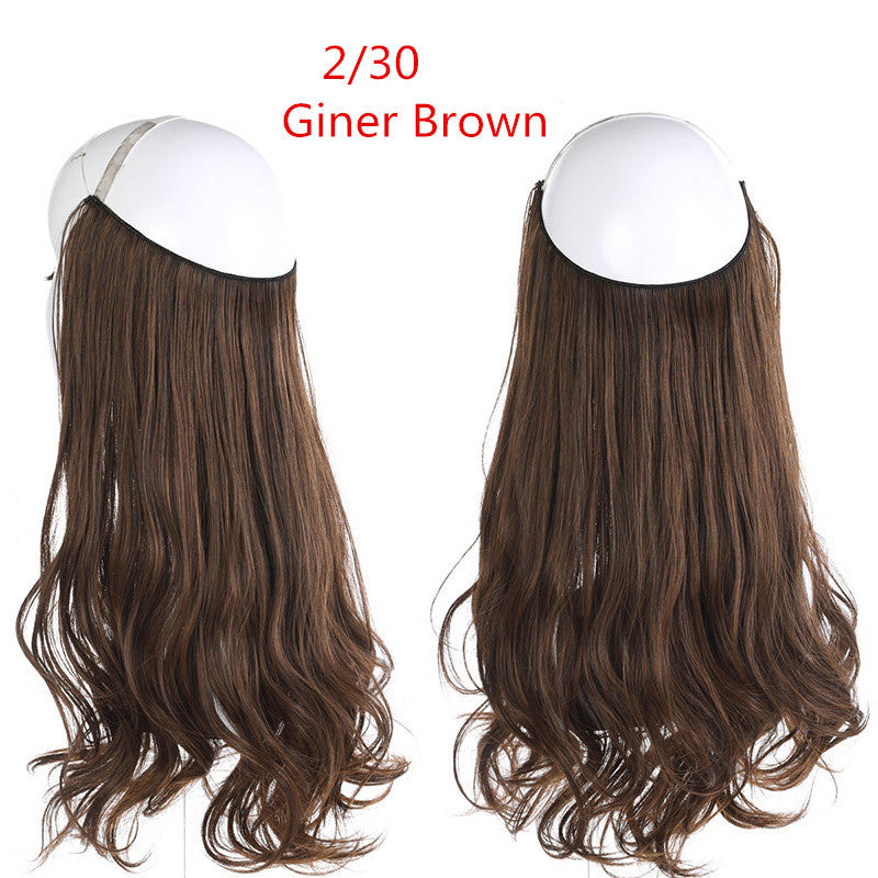 peruca feminina peixe linha onda longo