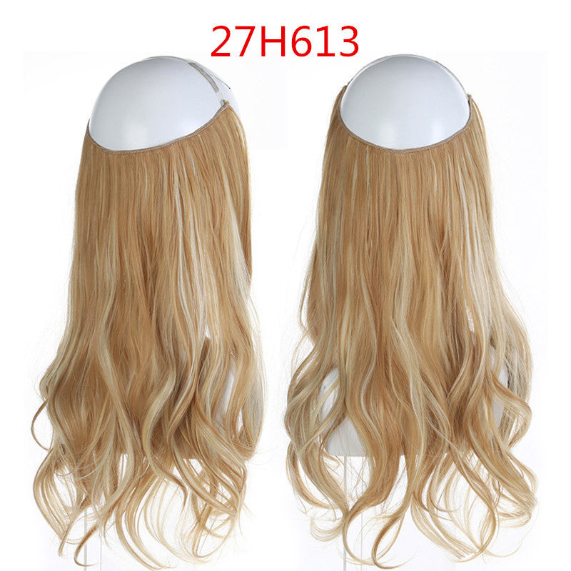 peruca feminina peixe linha onda longo