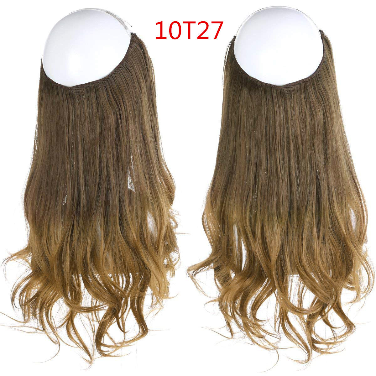 peruca feminina peixe linha onda longo