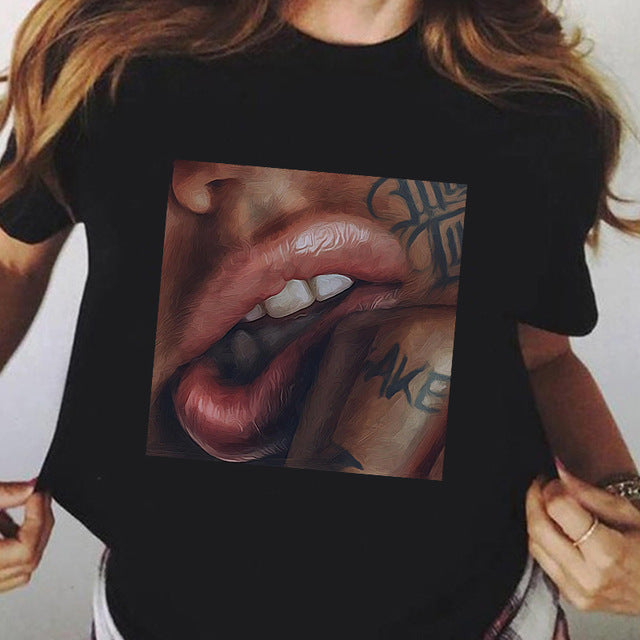 camiseta manga curta feminina