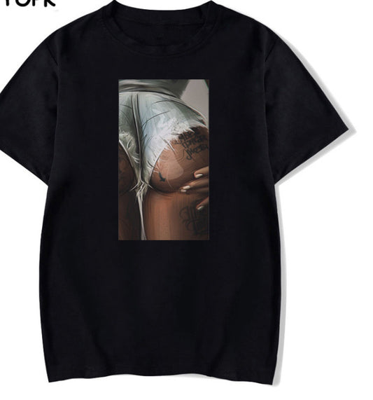 camiseta manga curta feminina