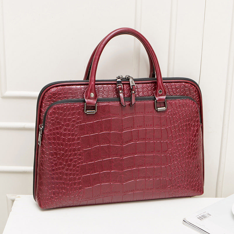 Maleta de couro feminino