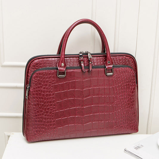 Maleta de couro feminino