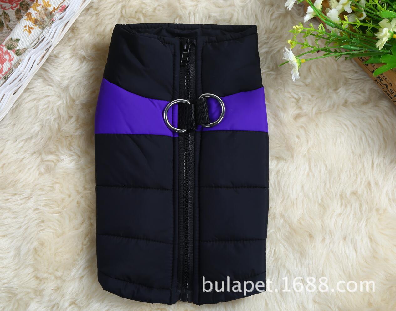 Colete de algodão para cachorro