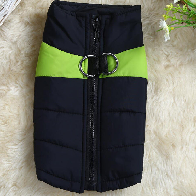 Colete de algodão para cachorro