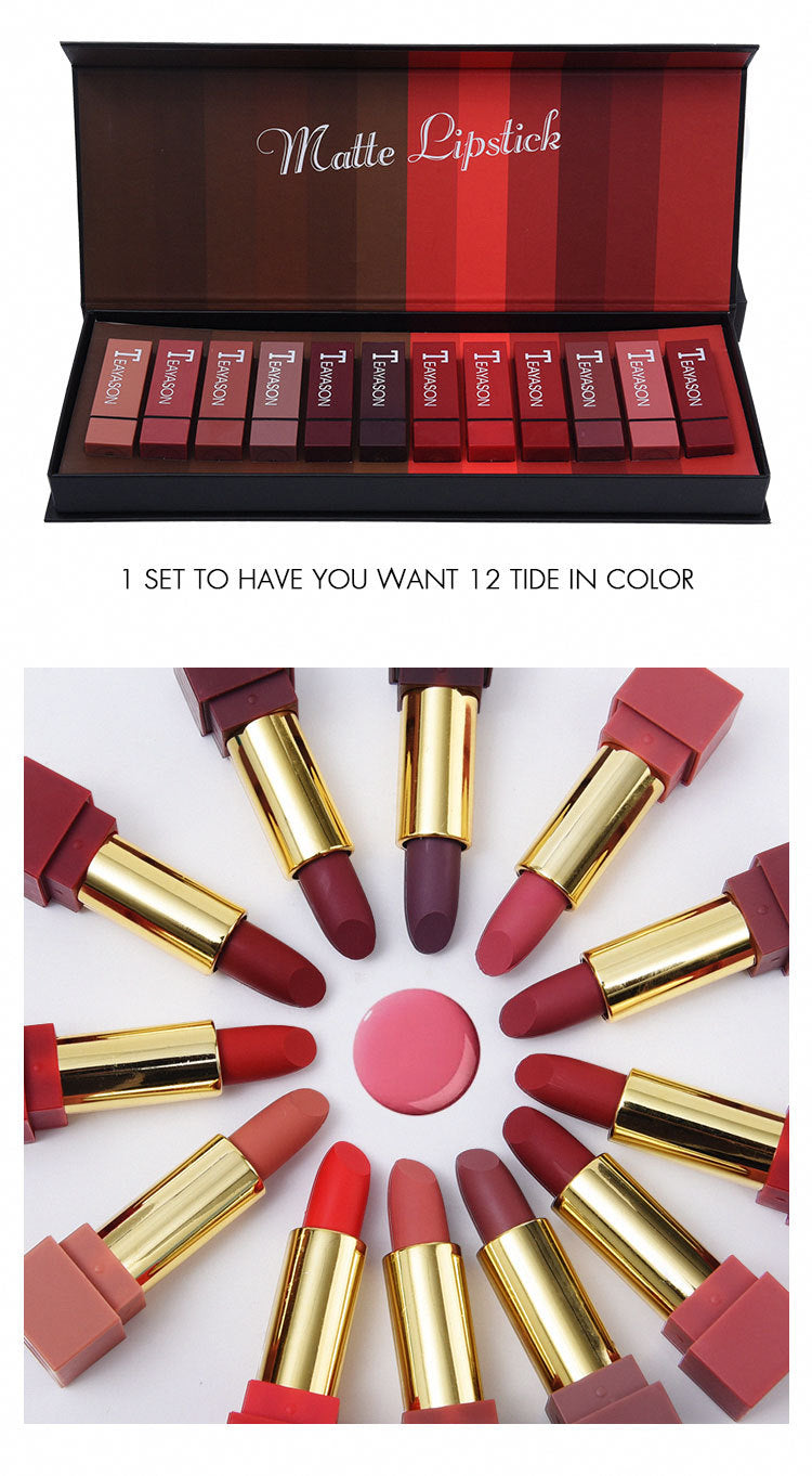 Novo conjunto de Batom em  12 cores