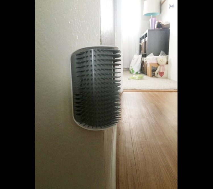 Escova de canto para massagem para gatos