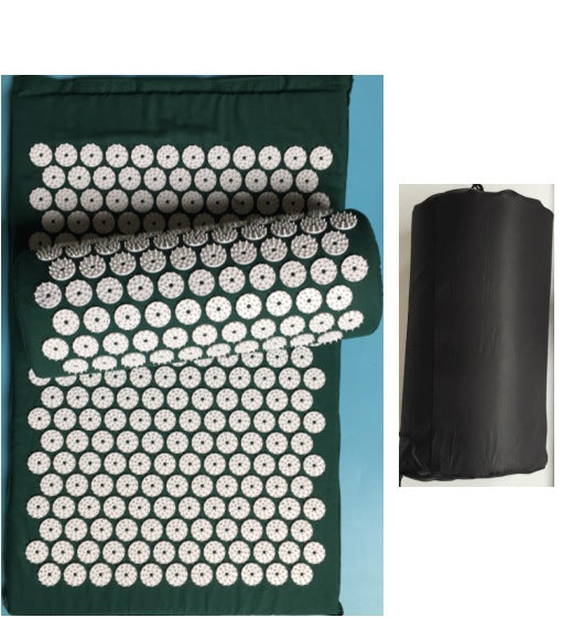 Tapete e travesseiro de acupressão