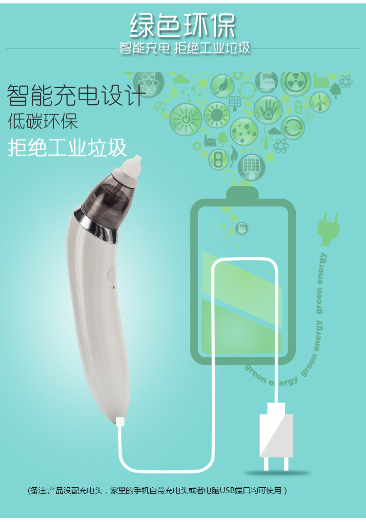 Dipositivo elétrico de sucção nasal para bebês