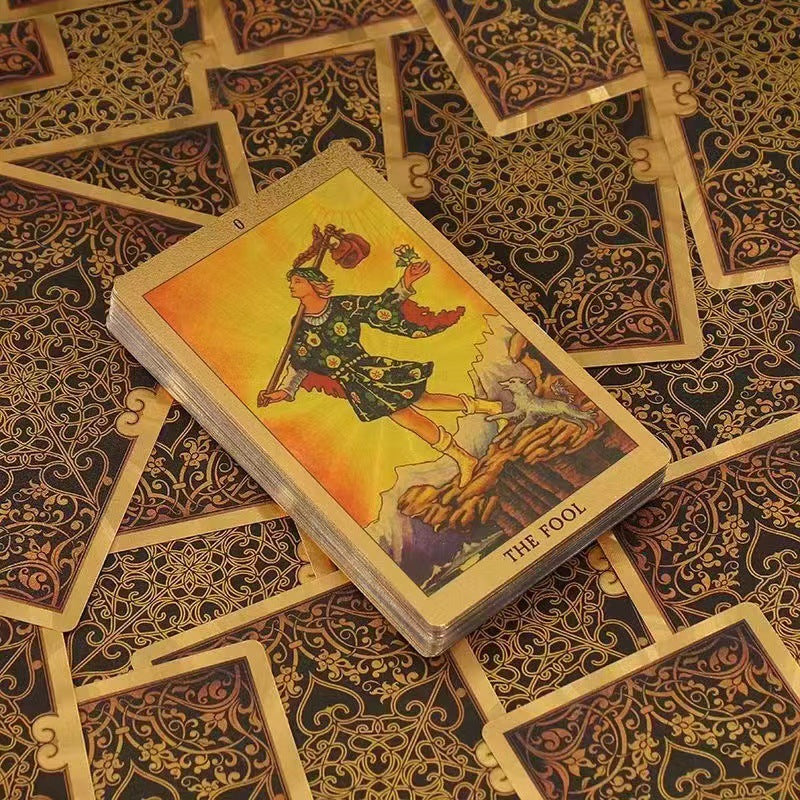 Cartas de taro edição dourada