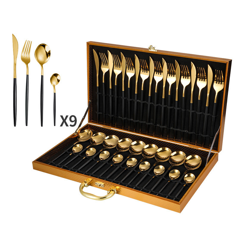    Conjunto de talheres  em aço inoxidável