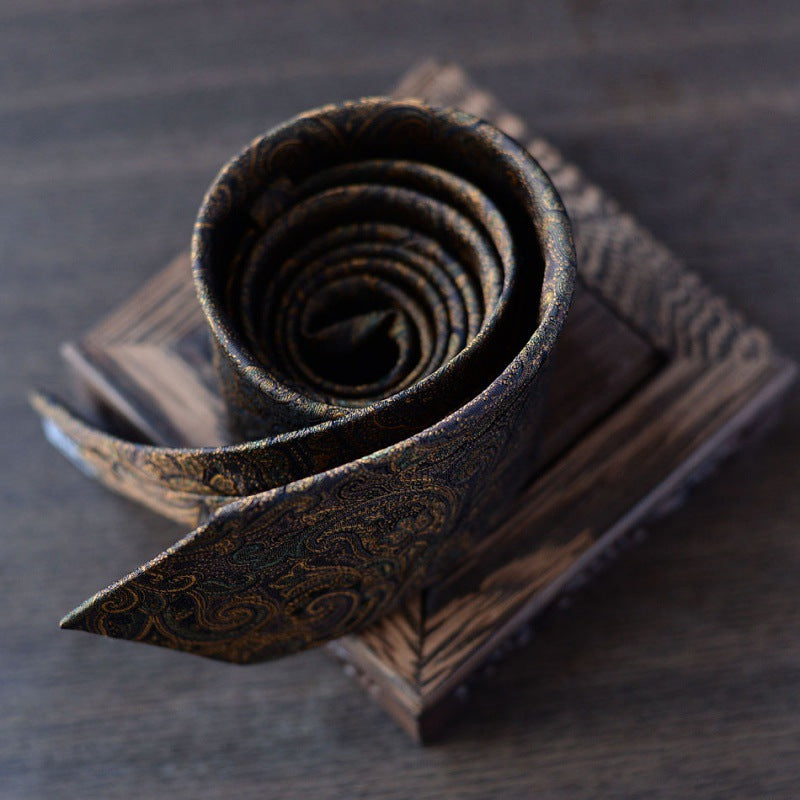 Gravata de seda masculina