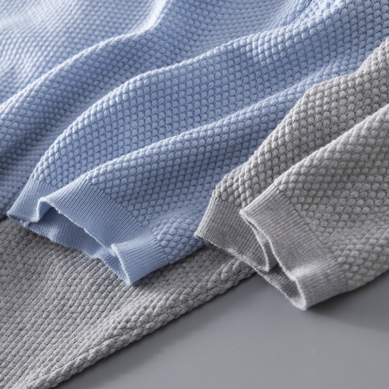 Camisa pólo de malha fina 100% algodão