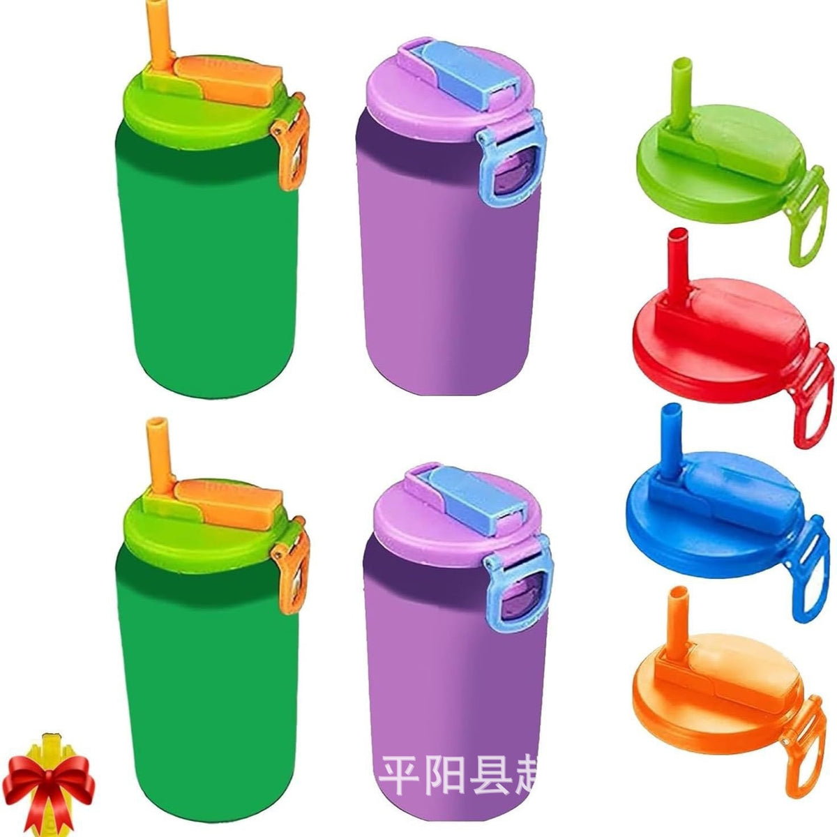 Tampa com canudo para lata de refrigerante  