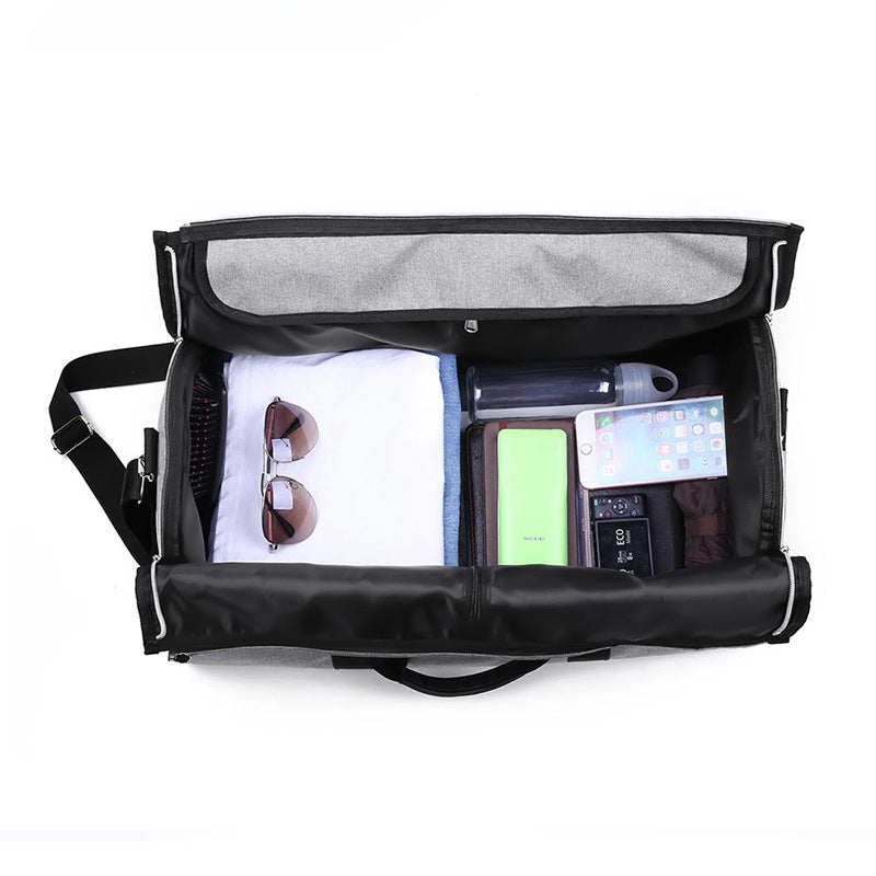 Bolsa dobrável para carregar terno