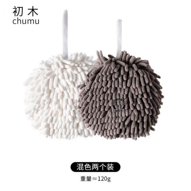Toalha de mão fofa em chenille estilo japonês
