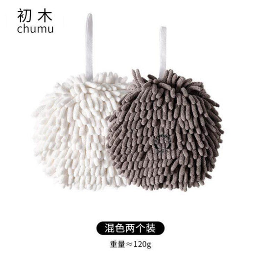 Toalha de mão fofa em chenille estilo japonês