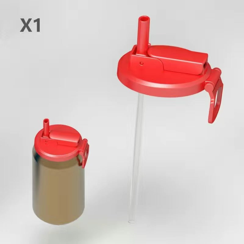 Tampa com canudo para lata de refrigerante