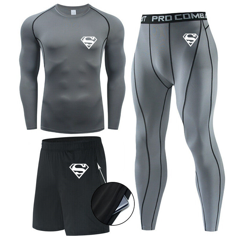 Conjunto masculino de três peças