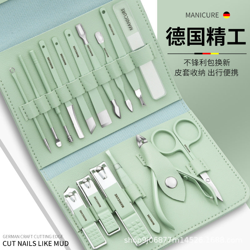 conjunto de ferramentas para manicure e pedicure