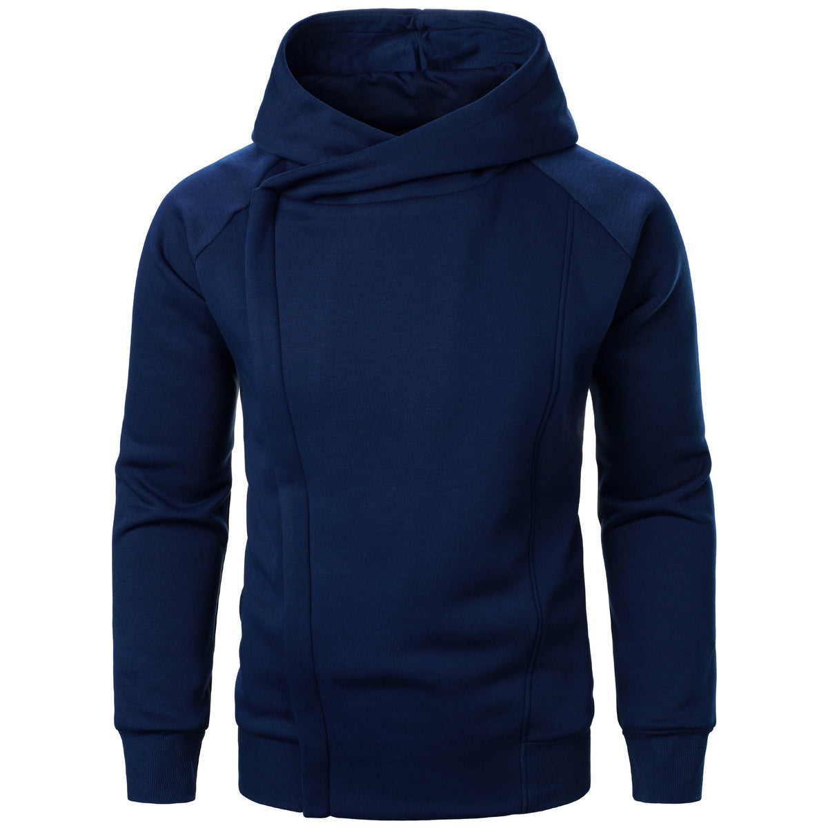 masculino com capuz e zíper lateral moderno e casual